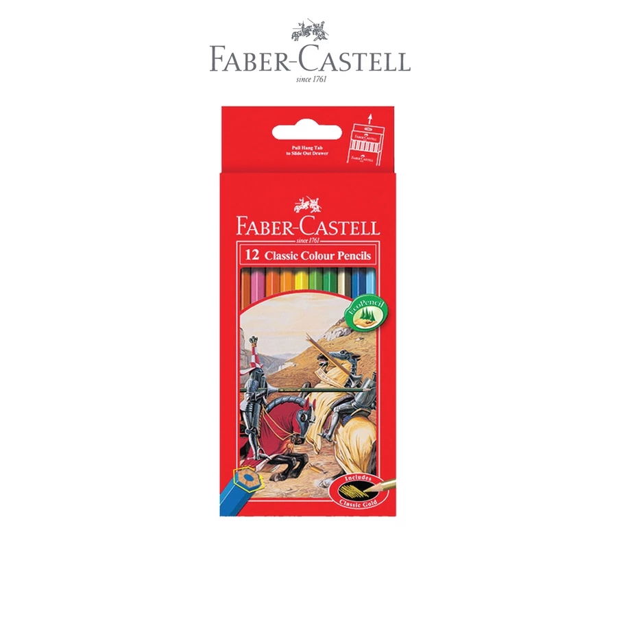 Faber-Castell Pensil Warna Color Pencils Classic Color 12 Warna