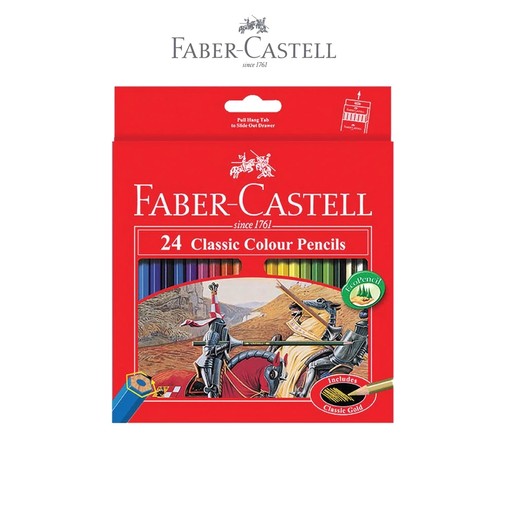 Faber-Castell Pensil Warna Color Pencils Classic Color 24 Warna